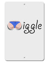 Wiggle - Twerk Light Aluminum 8 x 12&#x22; Sign-TooLoud-White-Davson Sales