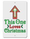 This Guy Loves Christmas Cute Aluminum 8 x 12&#x22; Sign-TooLoud-White-Davson Sales