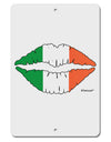 Irish Flag Kiss Aluminum 8 x 12&#x22; Sign by TooLoud-TooLoud-White-Davson Sales