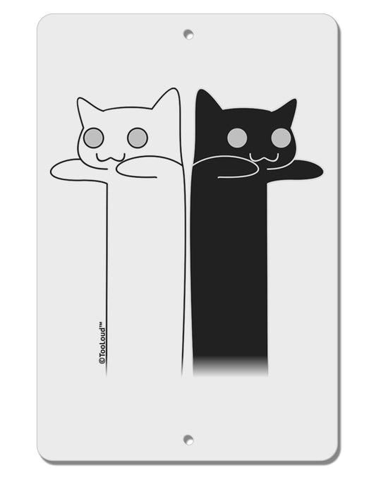 Longcat and Tacgnol - Internet Humor Aluminum 8 x 12&#x22; Sign by TooLoud-TooLoud-White-Davson Sales