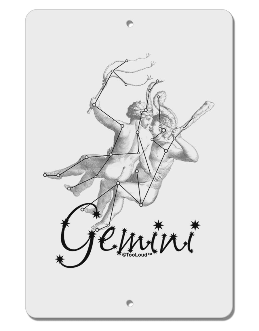 Gemini Constellation Aluminum 8 x 12&#x22; Sign-TooLoud-White-Davson Sales