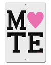 Matching Soulmate Design - Mate - Pink Aluminum 8 x 12&#x22; Sign by TooLoud-TooLoud-White-Davson Sales