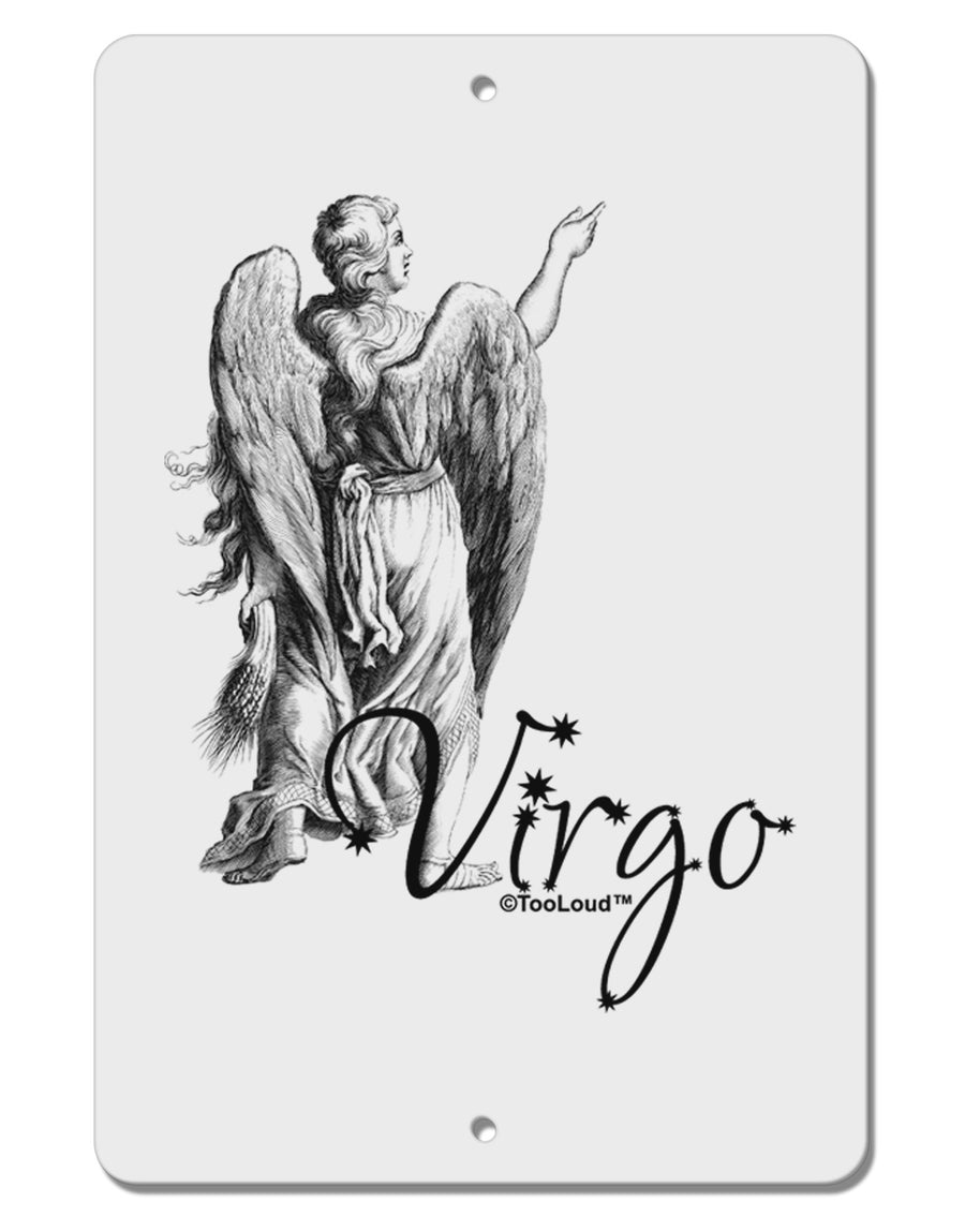 Virgo Illustration Aluminum 8 x 12&#x22; Sign-TooLoud-White-Davson Sales