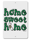 Home Sweet Home - California - Cactus and State Flag Aluminum 8 x 12&#x22; Sign by TooLoud-TooLoud-White-Davson Sales