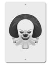 Scary Clown Grayscale Aluminum 8 x 12&#x22; Sign-TooLoud-White-Davson Sales