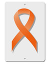 Leukemia Awareness Ribbon - Orange Aluminum 8 x 12&#x22; Sign-TooLoud-White-Davson Sales