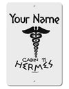 Personalized Cabin 11 Hermes Aluminum 8 x 12&#x22; Sign by TooLoud-TooLoud-White-Davson Sales