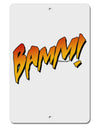 Onomatopoeia BAMM Aluminum 8 x 12&#x22; Sign-TooLoud-White-Davson Sales