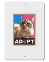 Adopt Cute Kitty Cat Adoption Aluminum 8 x 12&#x22; Sign-TooLoud-White-Davson Sales