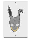 Scary Bunny Face Aluminum 8 x 12&#x22; Sign-TooLoud-White-Davson Sales