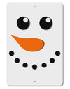 Snowman Face Christmas Aluminum 8 x 12&#x22; Sign-TooLoud-White-Davson Sales