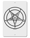 Sigil of Baphomet Aluminum 8 x 12&#x22; Sign by TooLoud-TooLoud-White-Davson Sales