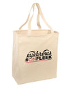 Eyebrows On Fleek Large Grocery Tote Bag-Grocery Tote-TooLoud-Natural-Large-Davson Sales