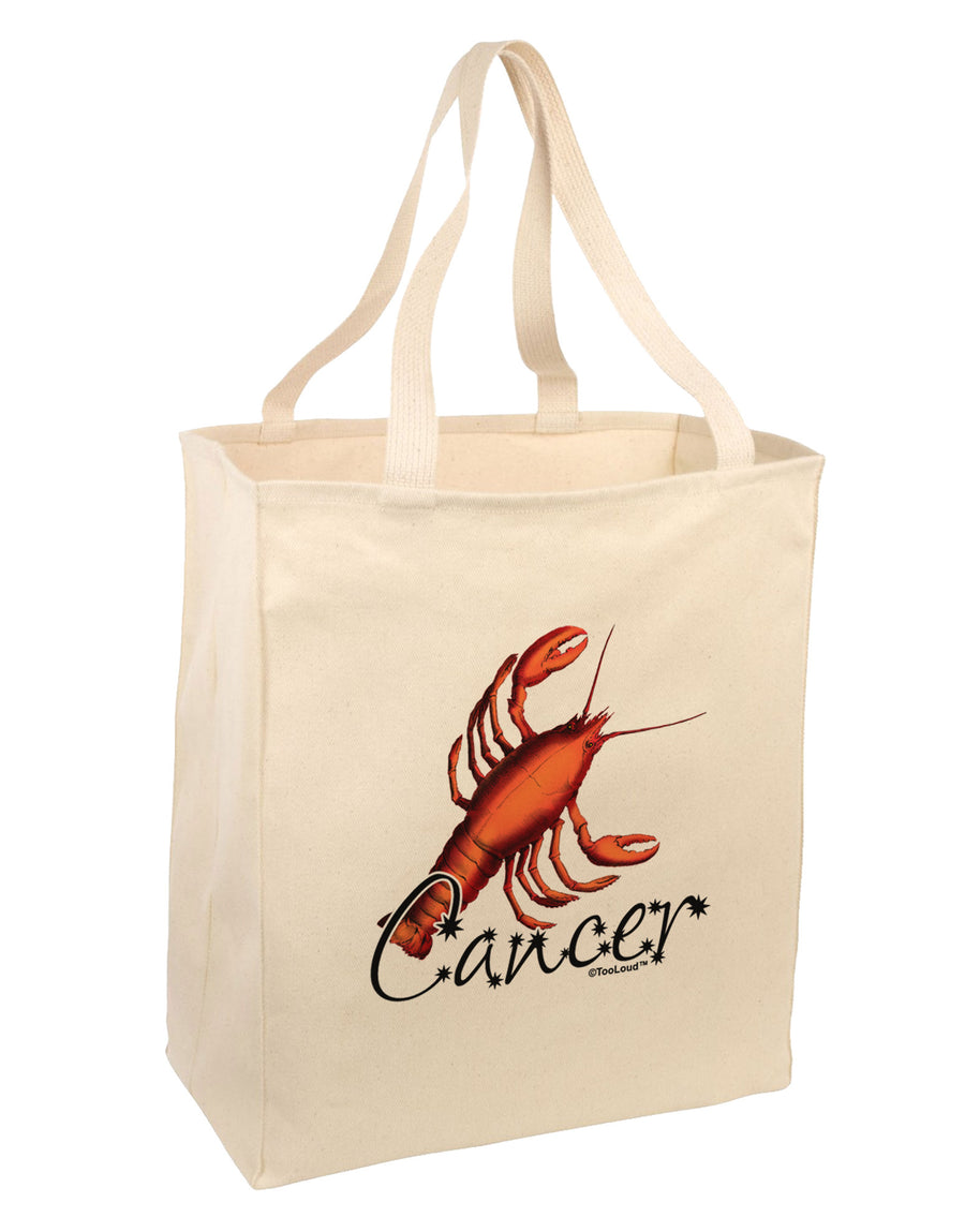 Cancer Color Illustration Large Grocery Tote Bag-Grocery Tote-TooLoud-Natural-Large-Davson Sales