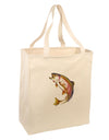 Rainbow Trout Large Grocery Tote Bag-Grocery Tote-TooLoud-Natural-Large-Davson Sales