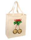 Jingle Balls Large Grocery Tote Bag-Grocery Tote-TooLoud-Natural-Large-Davson Sales