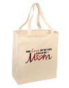 Love Of My Life - Mom Large Grocery Tote Bag-Grocery Tote-TooLoud-Natural-Large-Davson Sales