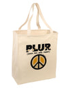 PLUR Daisies Large Grocery Tote Bag-Grocery Tote-TooLoud-Natural-Large-Davson Sales