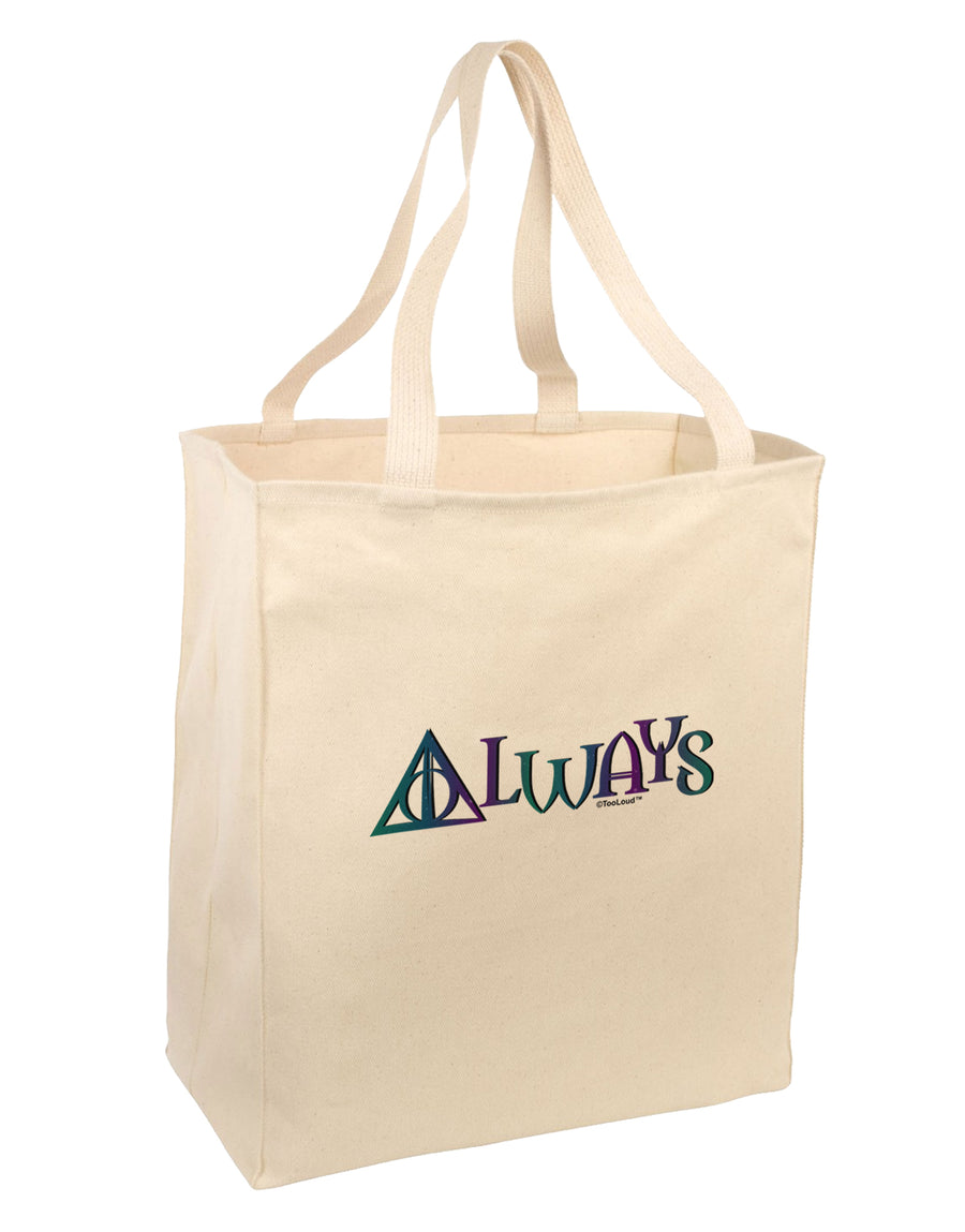 Always Magic Symbol Large Grocery Tote Bag by TooLoud-Grocery Tote-TooLoud-Natural-Large-Davson Sales