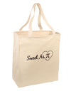 Sweet As Pi Large Grocery Tote Bag-Grocery Tote-TooLoud-Natural-Large-Davson Sales