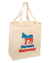 Future Democrat Large Grocery Tote Bag-Grocery Tote-TooLoud-Natural-Large-Davson Sales