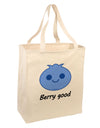 Blueberry - Berry Good Large Grocery Tote Bag-Grocery Tote-TooLoud-Natural-Large-Davson Sales