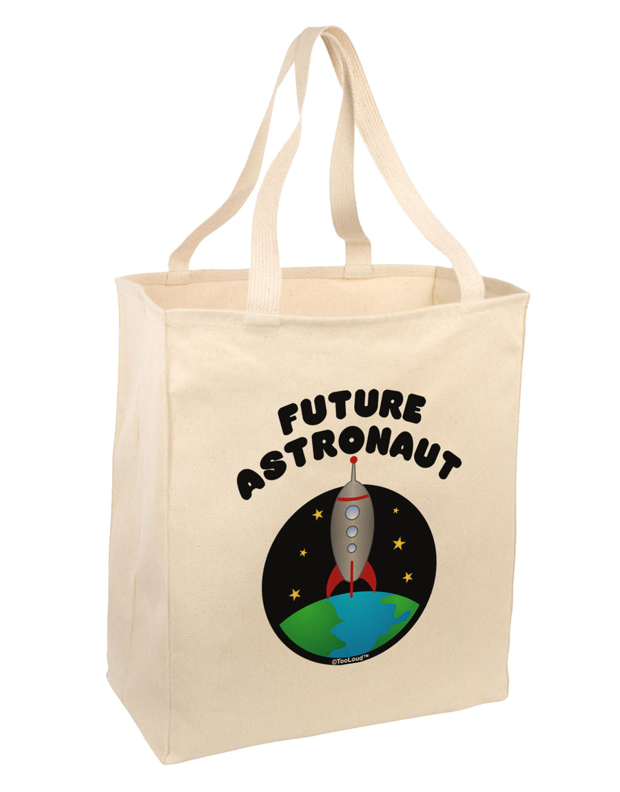 Future Astronaut Color Large Grocery Tote Bag-Grocery Tote-TooLoud-Natural-Large-Davson Sales