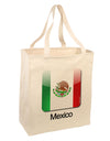 Mexican Flag App Icon - Text Large Grocery Tote Bag by TooLoud-Grocery Tote-TooLoud-Natural-Large-Davson Sales