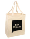 New Mexico - United States Shape Large Grocery Tote Bag by TooLoud