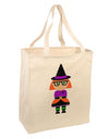 Cute Witch Halloween Large Grocery Tote Bag-Grocery Tote-TooLoud-Natural-Large-Davson Sales