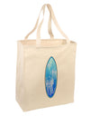 Jellyfish Surfboard Large Grocery Tote Bag by TooLoud-Grocery Tote-TooLoud-Natural-Large-Davson Sales