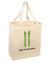 Asparagus - Spear Me the Details Large Grocery Tote Bag-Grocery Tote-TooLoud-Natural-Large-Davson Sales