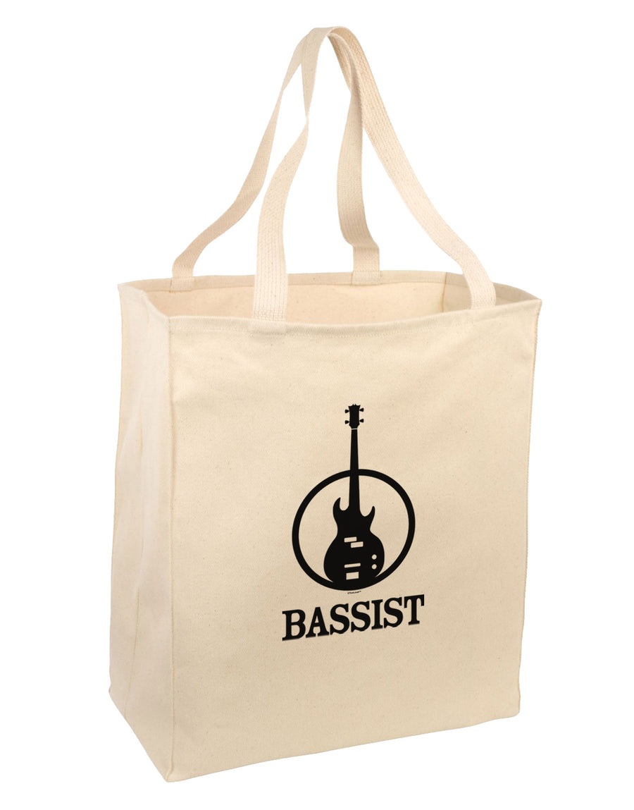 Bassist Large Grocery Tote Bag-Grocery Tote-TooLoud-Natural-Large-Davson Sales