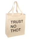 Trust No Thot Large Grocery Tote Bag-Grocery Tote-TooLoud-Natural-Large-Davson Sales