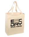 Epic Pi Day Text Design Large Grocery Tote Bag by TooLoud-Grocery Tote-TooLoud-Natural-Large-Davson Sales