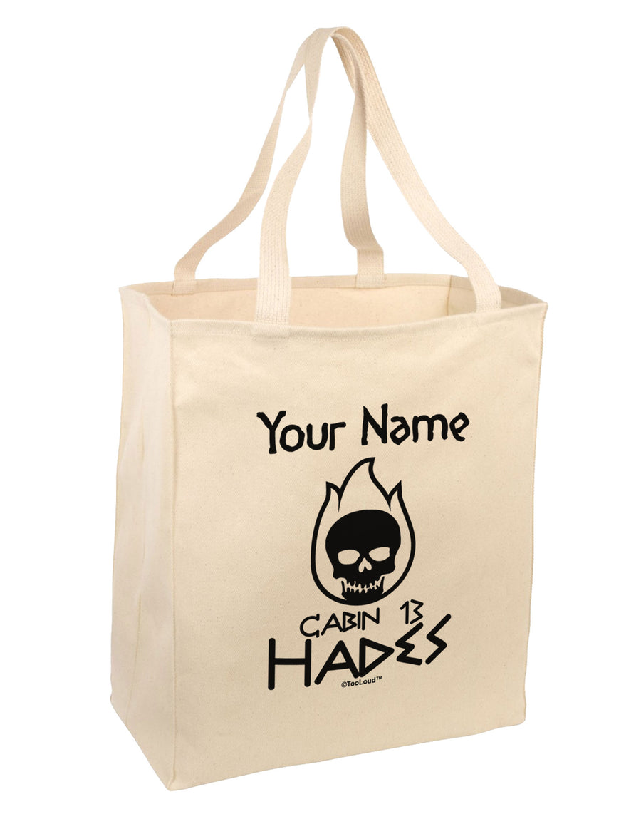 Personalized Cabin 13 Hades Large Grocery Tote Bag-Grocery Tote-TooLoud-Natural-Large-Davson Sales