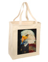 Patriotic Bald Eagle - American Flag Large Grocery Tote Bag by TooLoud-Grocery Tote-TooLoud-Natural-Large-Davson Sales