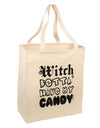 Witch Betta Have - Distressed Large Grocery Tote Bag-Grocery Tote-TooLoud-Natural-Large-Davson Sales