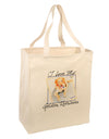 I Love My Golden Retriever Large Grocery Tote Bag-Grocery Tote-TooLoud-Natural-Large-Davson Sales