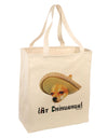 Chihuahua Dog with Sombrero - Ay Chihuahua Large Grocery Tote Bag by TooLoud-Grocery Tote-TooLoud-Natural-Large-Davson Sales