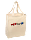 Hashtag Trumpit Large Grocery Tote Bag-Grocery Tote-TooLoud-Natural-Large-Davson Sales