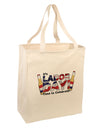 Labor Day - Celebrate Large Grocery Tote Bag-Natural-Grocery Tote-TooLoud-Natural-Large-Davson Sales