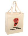 There Is No Miss Steak Large Grocery Tote Bag by TooLoud-Grocery Tote-TooLoud-Natural-Large-Davson Sales