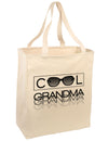 Cool Grandma Large Grocery Tote Bag-Grocery Tote-TooLoud-Natural-Large-Davson Sales