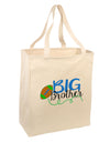 Big Brother Large Grocery Tote Bag-Natural-Grocery Tote-TooLoud-Natural-Large-Davson Sales