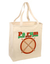 Pa Rum Pum Pum Pum Large Grocery Tote Bag-Grocery Tote-TooLoud-Natural-Large-Davson Sales