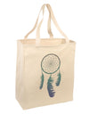 Mystic Dreamcatcher Large Grocery Tote Bag-Natural-Grocery Tote-TooLoud-Natural-Large-Davson Sales