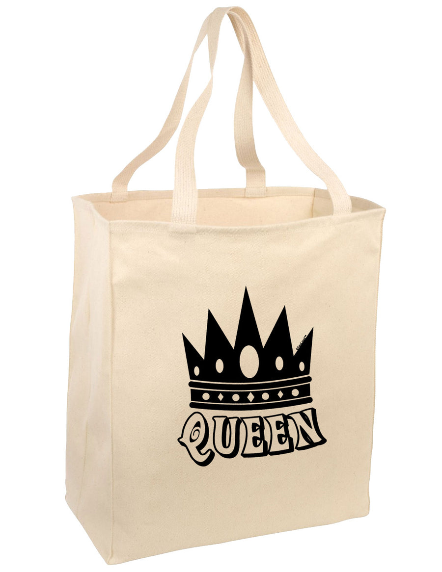 Queen Large Grocery Tote Bag-Grocery Tote-TooLoud-Natural-Large-Davson Sales