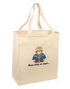 Sailor Sloth Large Grocery Tote Bag-Grocery Tote-TooLoud-Natural-Large-Davson Sales