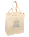 Intense Ghost Large Grocery Tote Bag-Grocery Tote-TooLoud-Natural-Large-Davson Sales